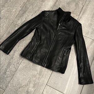Andrew Marc Marc New York Black Leather Jacket